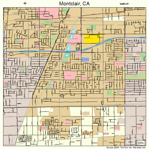 Montclair, CA street map
