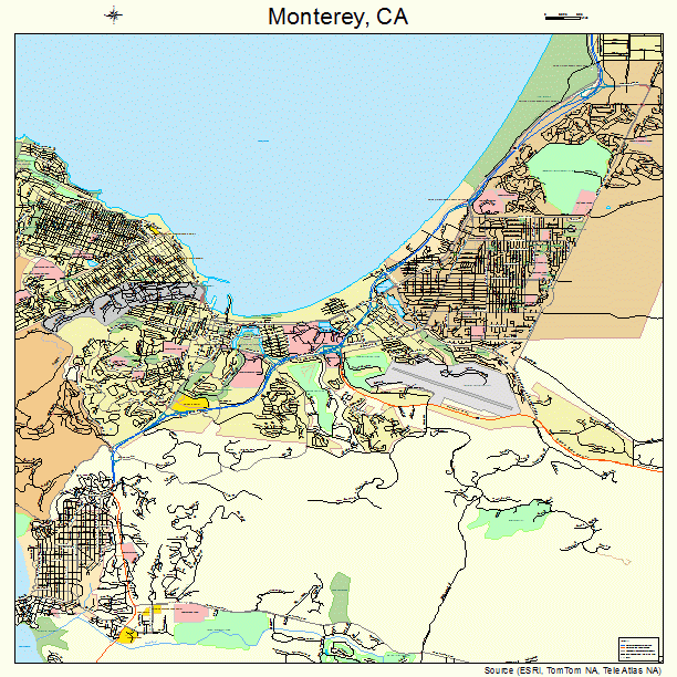 Printable Map Of Monterey Ca