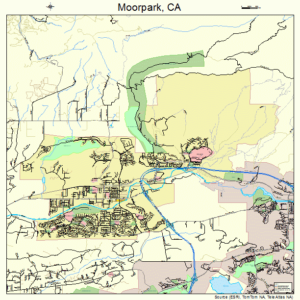 Moorpark, CA street map