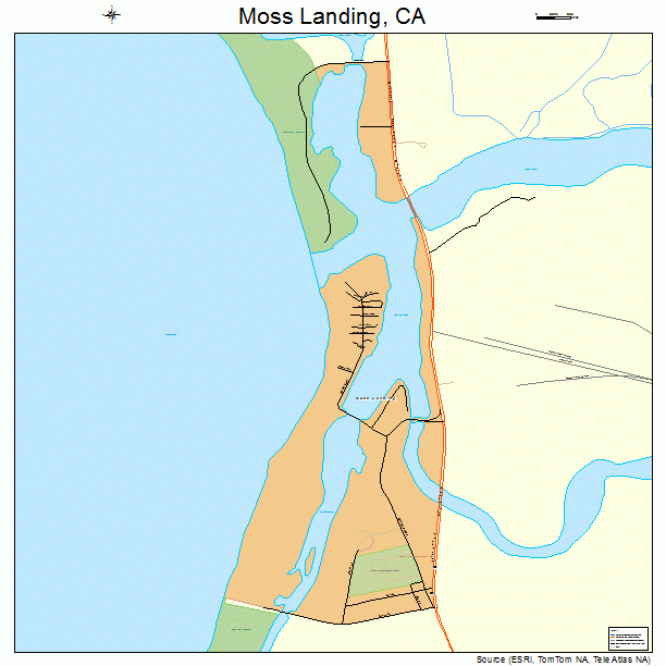 Moss Landing, CA street map