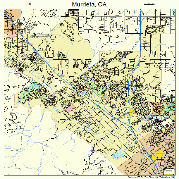 Murrieta, CA street map