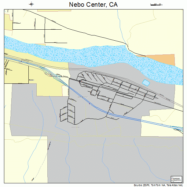 Nebo Center, CA street map