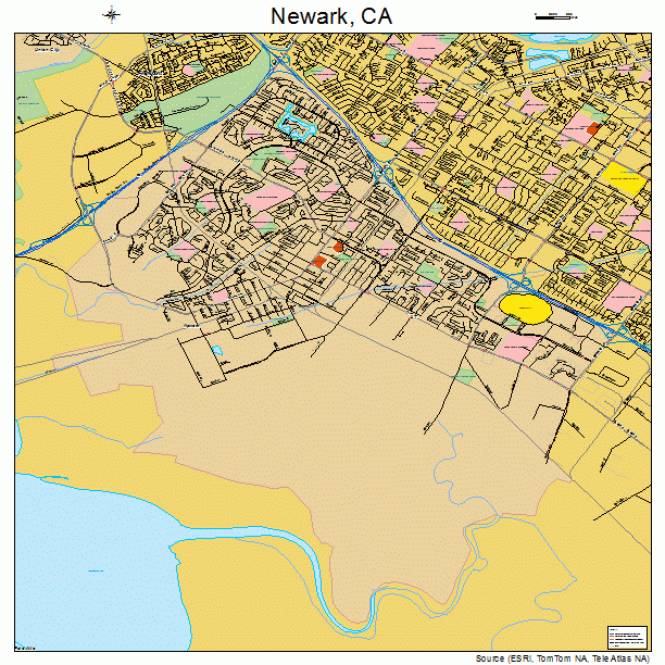 Newark, CA street map