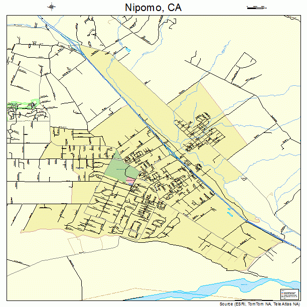 Nipomo, CA street map