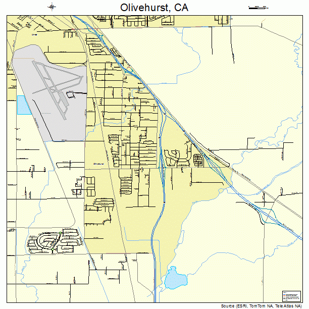 Olivehurst, CA street map
