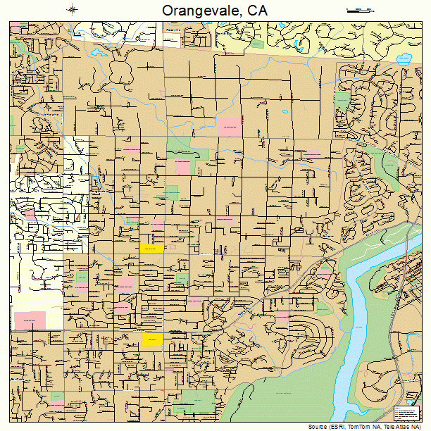 Orangevale, CA street map