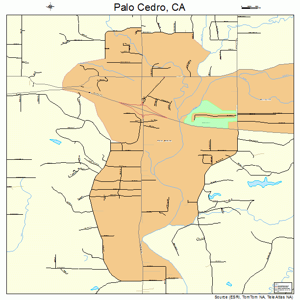 Palo Cedro, CA street map