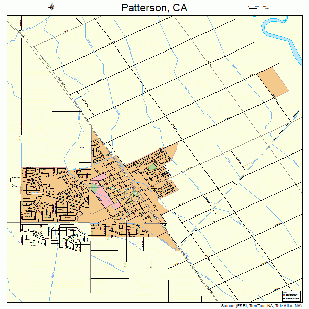 Patterson, CA street map