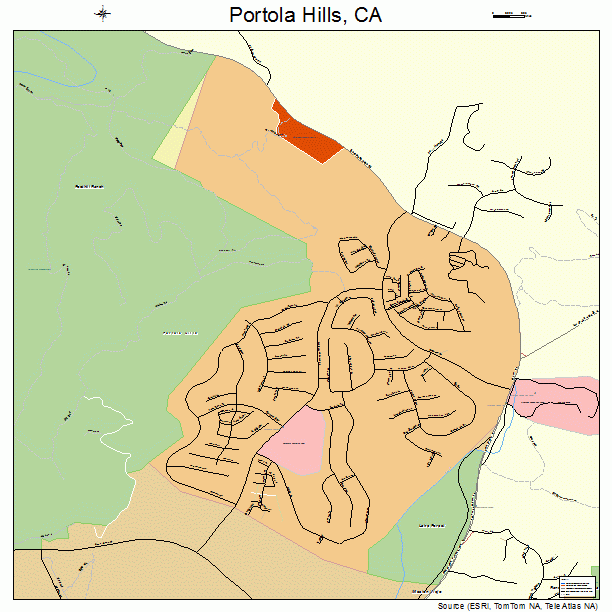Portola Hills, CA street map
