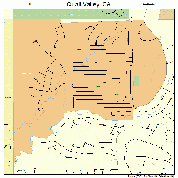 Quail Valley, CA street map