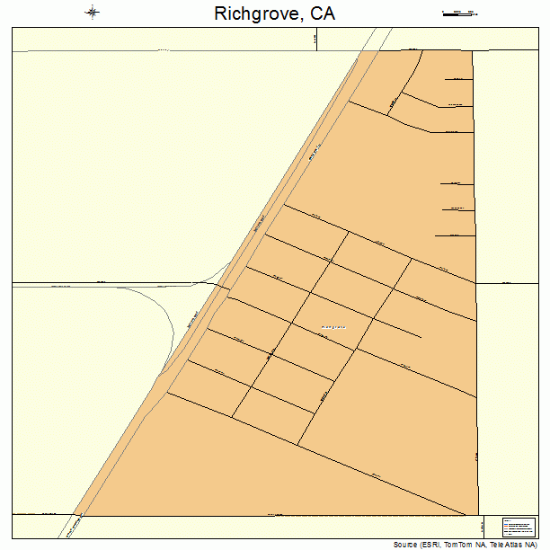 Richgrove, CA street map