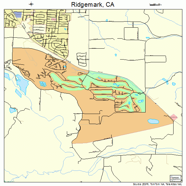 Ridgemark, CA street map