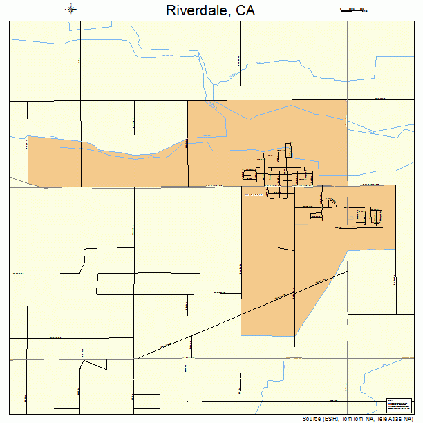 Riverdale, CA street map