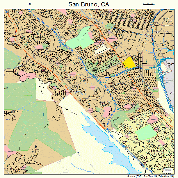 San Bruno, CA street map