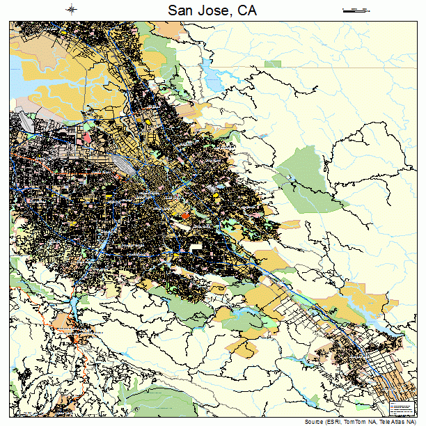 San Jose, CA street map