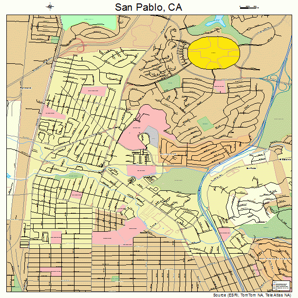 San Pablo, CA street map