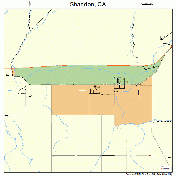 Shandon, CA street map