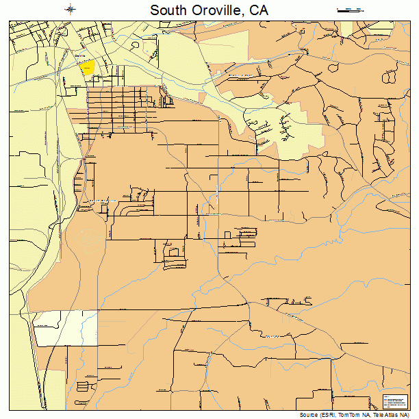 South Oroville, CA street map