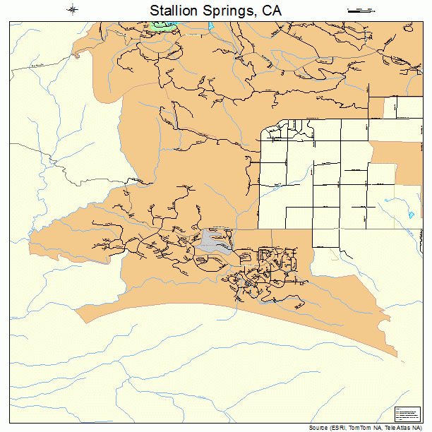 Stallion Springs, CA street map