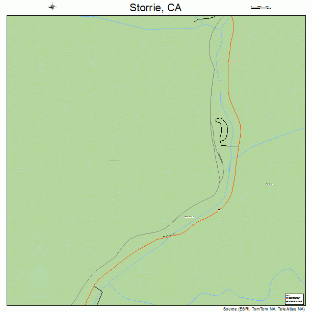 Storrie, CA street map