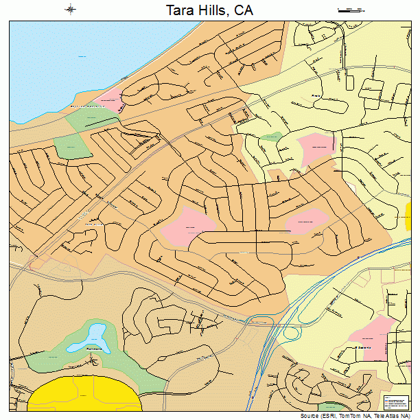 Tara Hills, CA street map