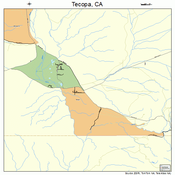 Tecopa, CA street map