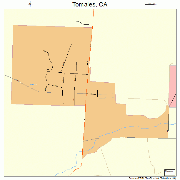 Tomales, CA street map