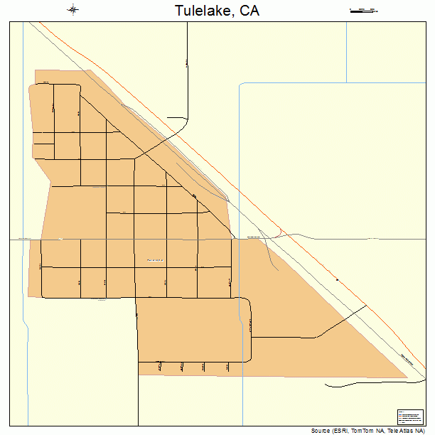 Tulelake, CA street map