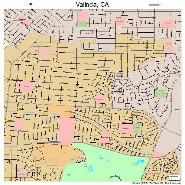 Valinda, CA street map