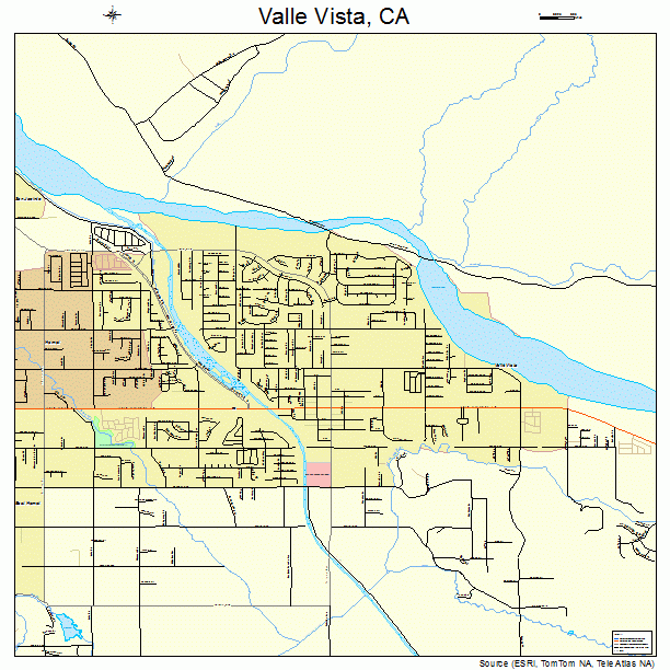 Valle Vista, CA street map