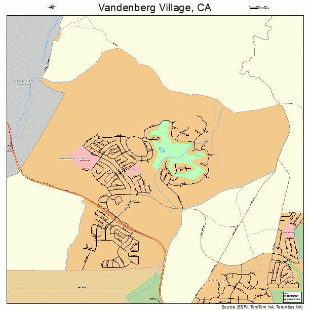 Vandenberg Village, CA street map