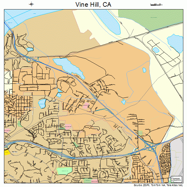 Vine Hill, CA street map