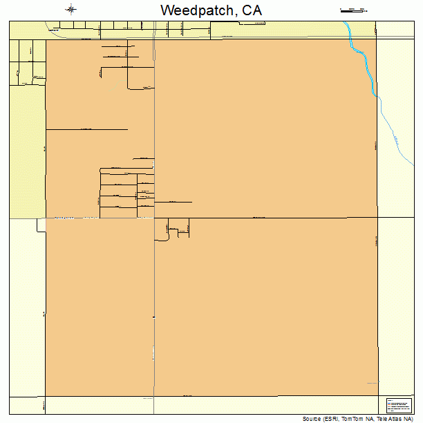 Weedpatch, CA street map