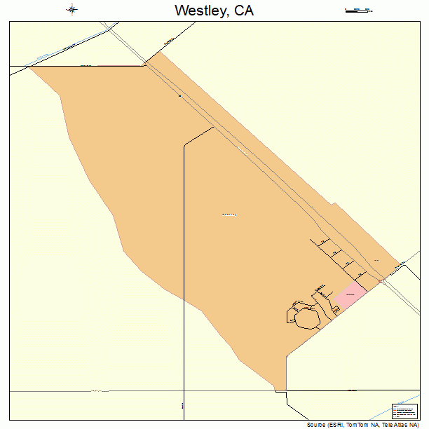 Westley, CA street map
