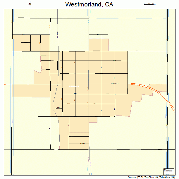 Westmorland, CA street map