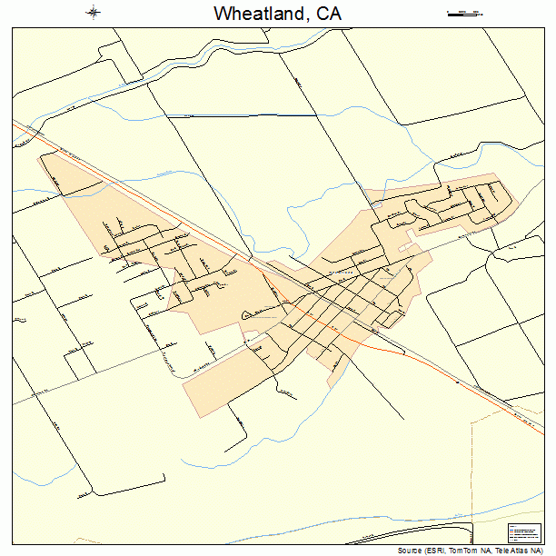 Wheatland, CA street map