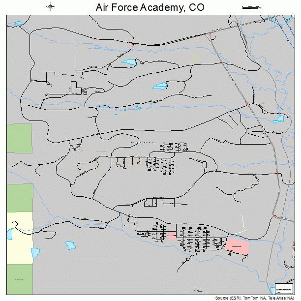 Air Force Academy, CO street map