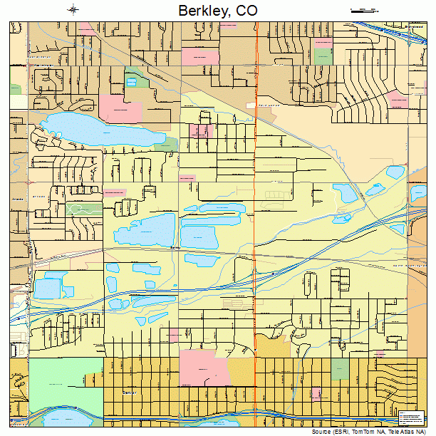 Berkley, CO street map