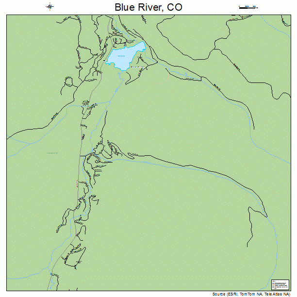 Blue River, CO street map