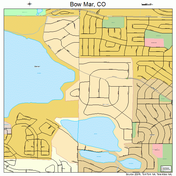 Bow Mar, CO street map