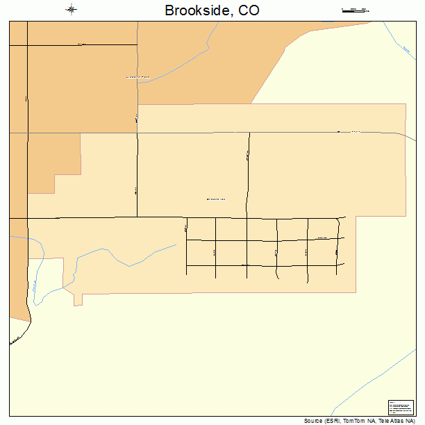 Brookside, CO street map