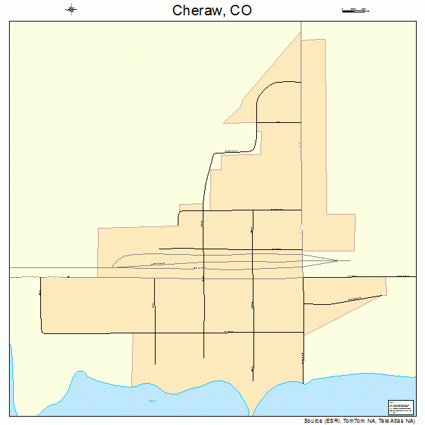 Cheraw, CO street map