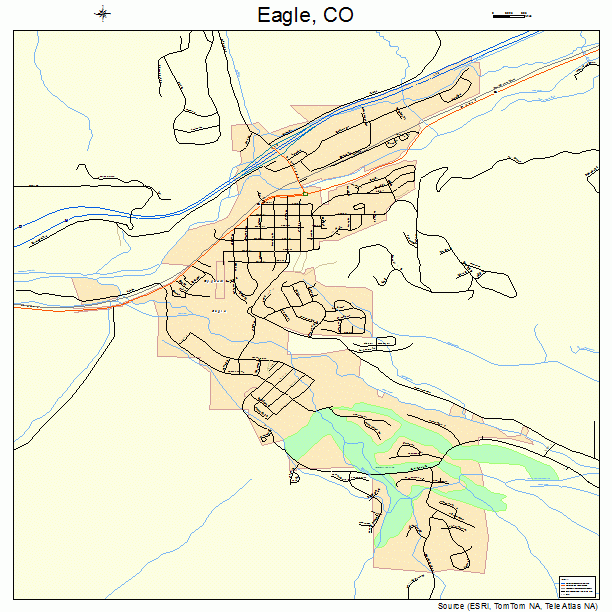 Eagle, CO street map