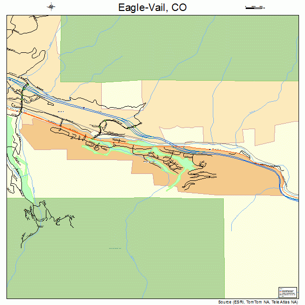 Eagle-Vail, CO street map