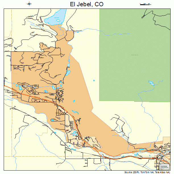 El Jebel, CO street map