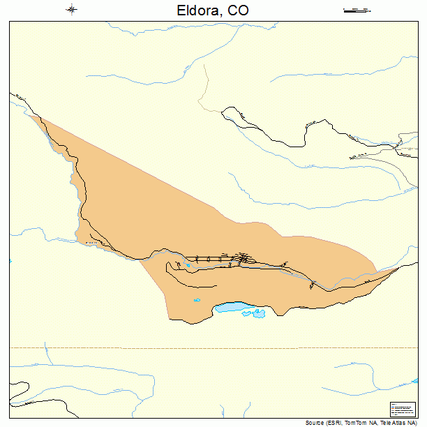 Eldora, CO street map