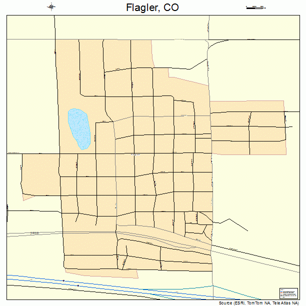 Flagler, CO street map