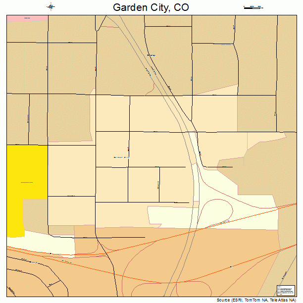 Garden City, CO street map