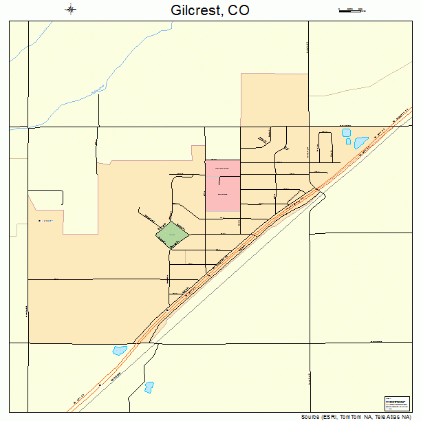 Gilcrest, CO street map
