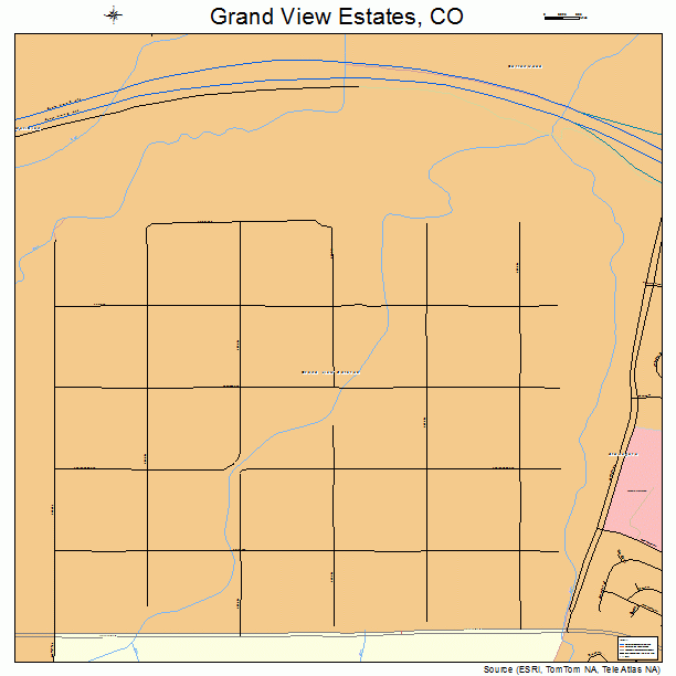 Grand View Estates, CO street map